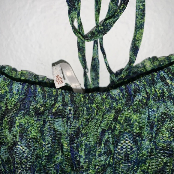 Free people green Penelope top size XL brand new no tags - Picture 8 of 8